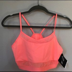 NWT pink/orange color Victoria Secret sports bra